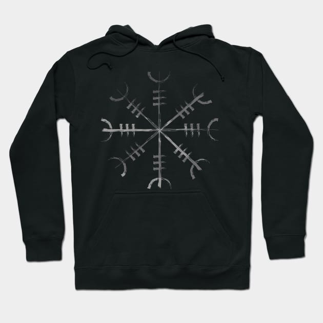 Viking Norse Mythology Warrior Compass Hoodie by vikki182@hotmail.co.uk